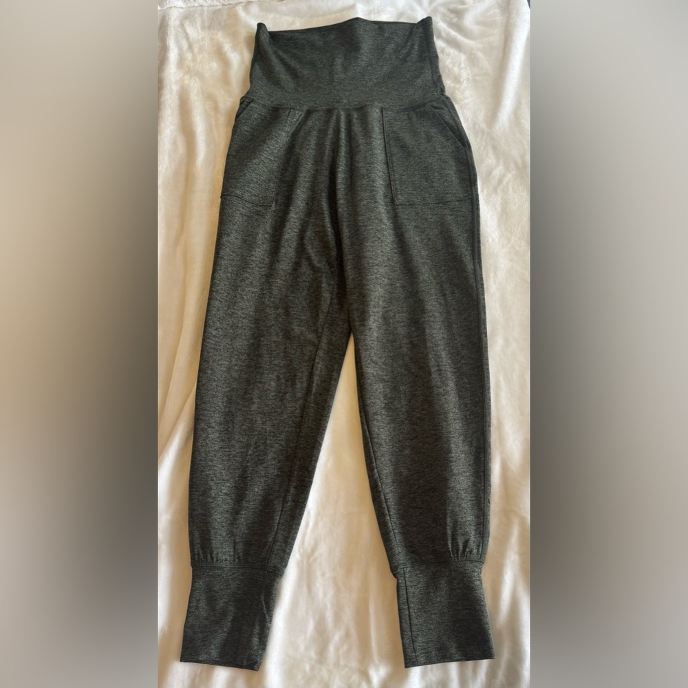 OFFLINE by Aerie Green Heathered High Waisted Buttery Soft Joggers NWOT Sz S
